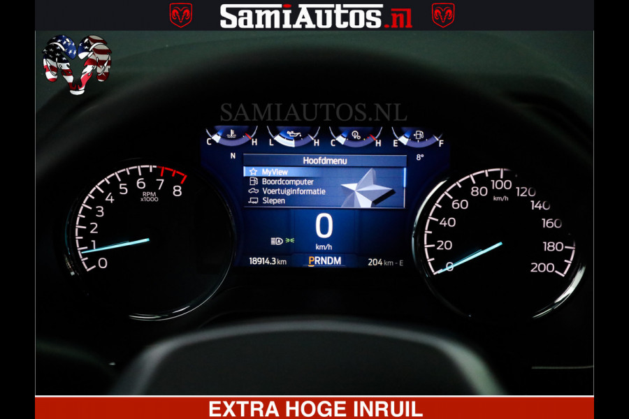 Dodge Ram FORD F150 BLACK OPS | 5.0 V8 406PK | 360 CAMERA | UITLAAT KLEP | BEDSLIDE | CREW CAB | LEDER | CREW CAB | DUBBELE CABINE | 5 PERSOONS | DC | GRIJSKENTEKEN |