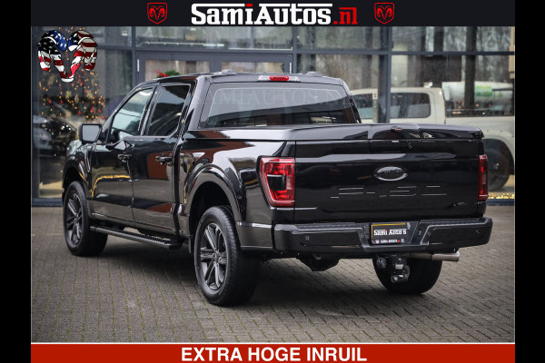 Dodge Ram FORD F150 BLACK OPS | 5.0 V8 406PK | 360 CAMERA | UITLAAT KLEP | BEDSLIDE | CREW CAB | LEDER | CREW CAB | DUBBELE CABINE | 5 PERSOONS | DC | GRIJSKENTEKEN |