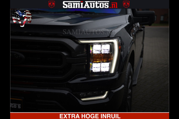 Dodge Ram FORD F150 BLACK OPS | 5.0 V8 406PK | 360 CAMERA | UITLAAT KLEP | BEDSLIDE | CREW CAB | LEDER | CREW CAB | DUBBELE CABINE | 5 PERSOONS | DC | GRIJSKENTEKEN |