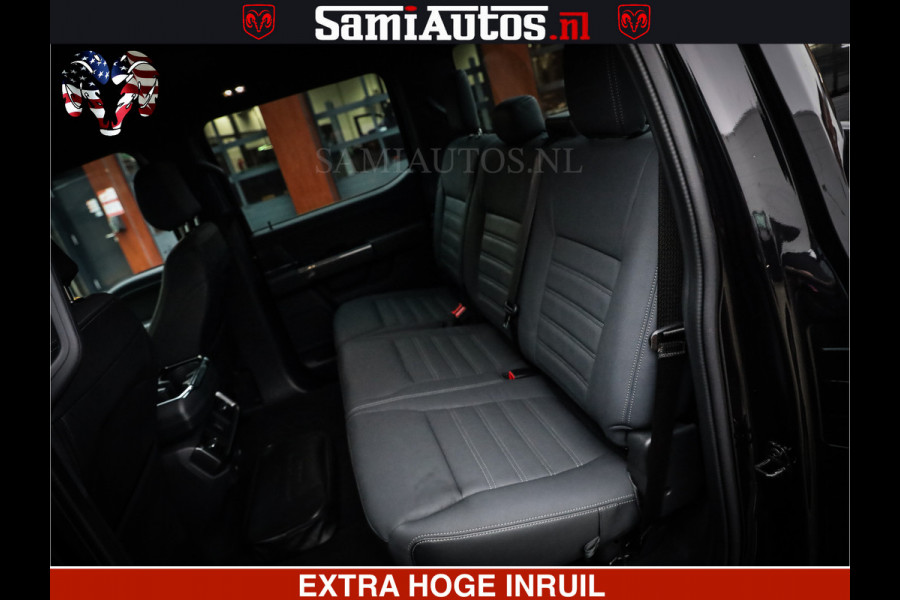 Dodge Ram FORD F150 BLACK OPS | 5.0 V8 406PK | 360 CAMERA | UITLAAT KLEP | BEDSLIDE | CREW CAB | LEDER | CREW CAB | DUBBELE CABINE | 5 PERSOONS | DC | GRIJSKENTEKEN |