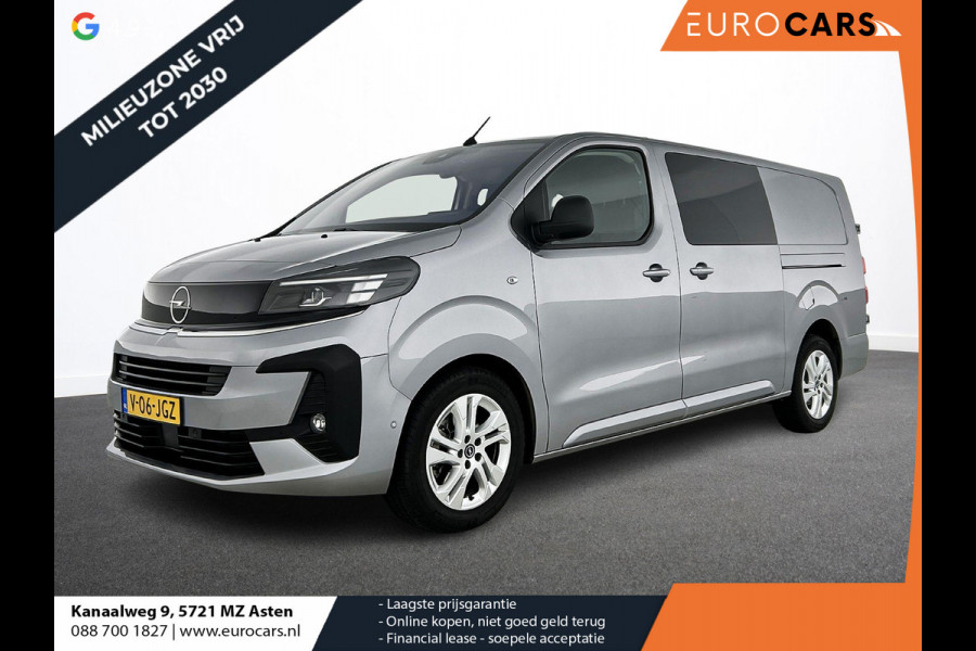 Opel Vivaro 2.0 Diesel 180 S&S L3 Automaat Dubbele Cabine 2 schuifdeuren Android Auto/Apple CarPlay Navigatie Keyless Entry&Start Climate Control Camera Cruise Control Houten afwerking laadruimte Trekhaak lichtmetalen velgen