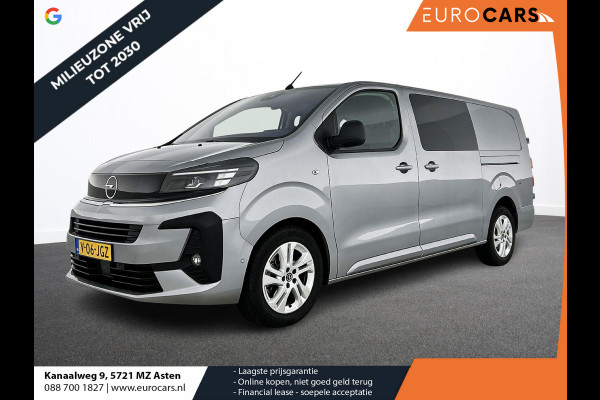 Opel Vivaro 2.0 Diesel 180 S&S L3 Automaat Dubbele Cabine 2 schuifdeuren Android Auto/Apple CarPlay Navigatie Keyless Entry&Start Climate Control Camera Cruise Control Houten afwerking laadruimte Trekhaak lichtmetalen velgen
