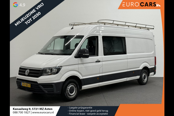 Volkswagen Crafter 35 2.0 TDI L4H3 Dubbele Cabine Automaat Navi Airco Cruise Control Imperiaal&Ladder Trekhaak