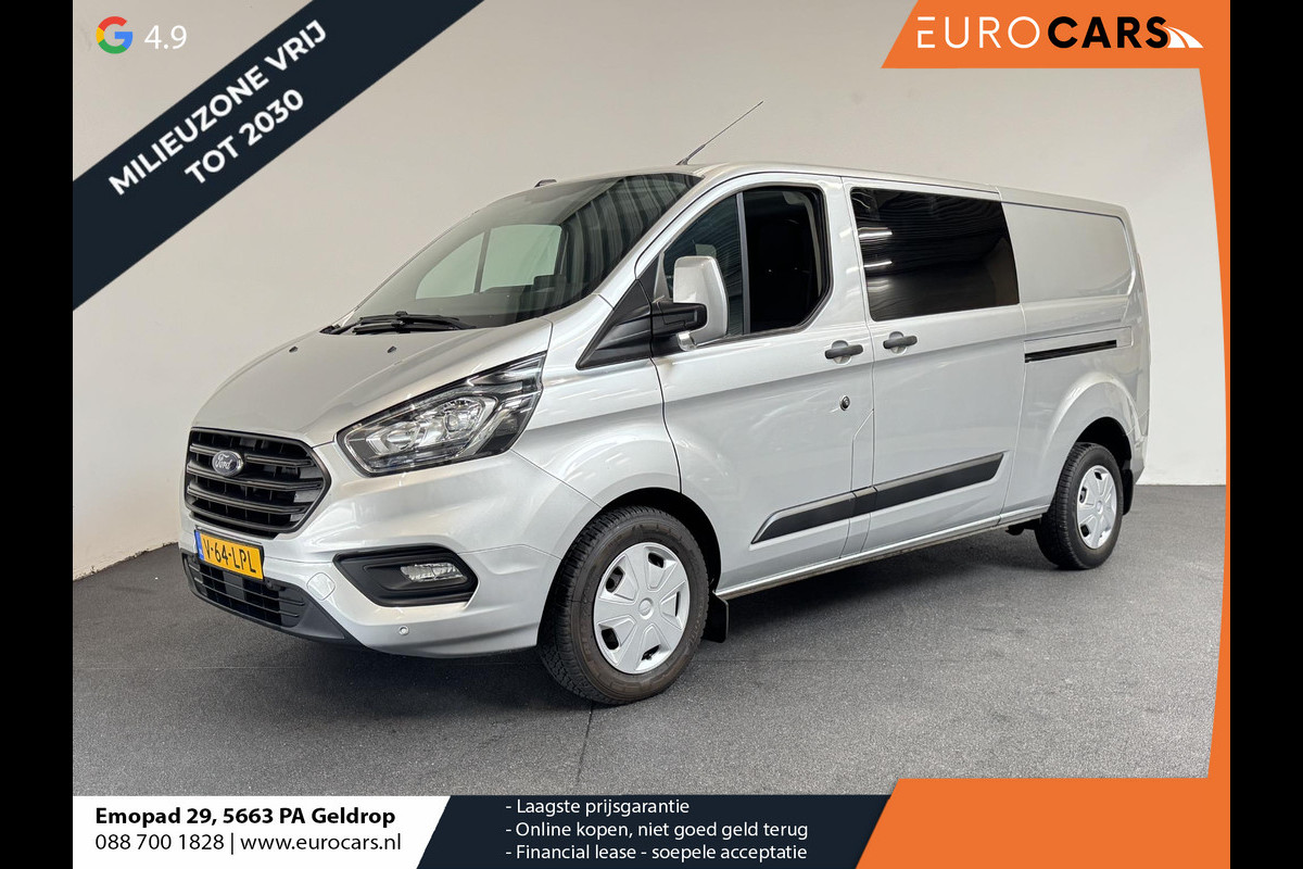 Ford Transit Custom 131pk Automaat L2H1 Trend Dubbele Cabine 2x Schuifdeur Navigatie Apple Carplay/Android Auto Cruise control Airco Euro6