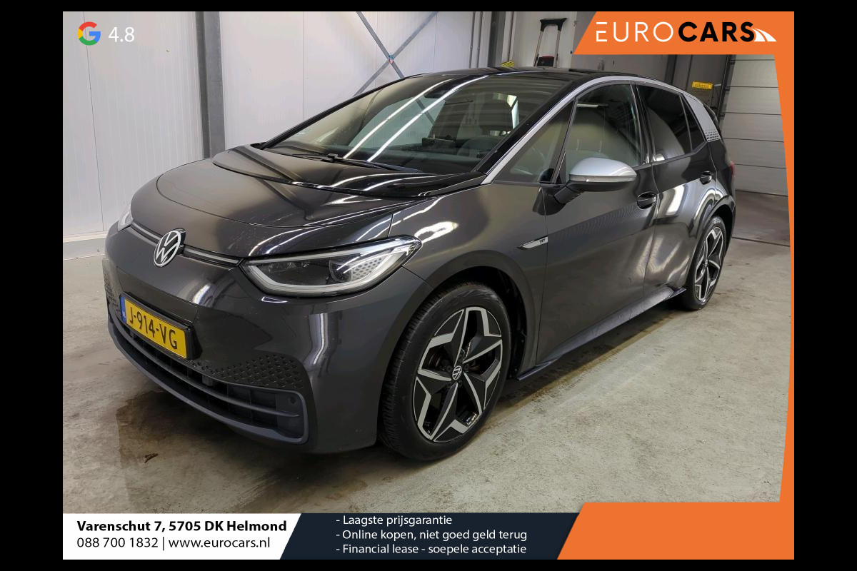 Volkswagen ID.3 First Plus 58 kWh Airco ECC Navi Carplay PDC VA+ Camera Adaptive Cruise Control 19" LM Velgen LED Matrix