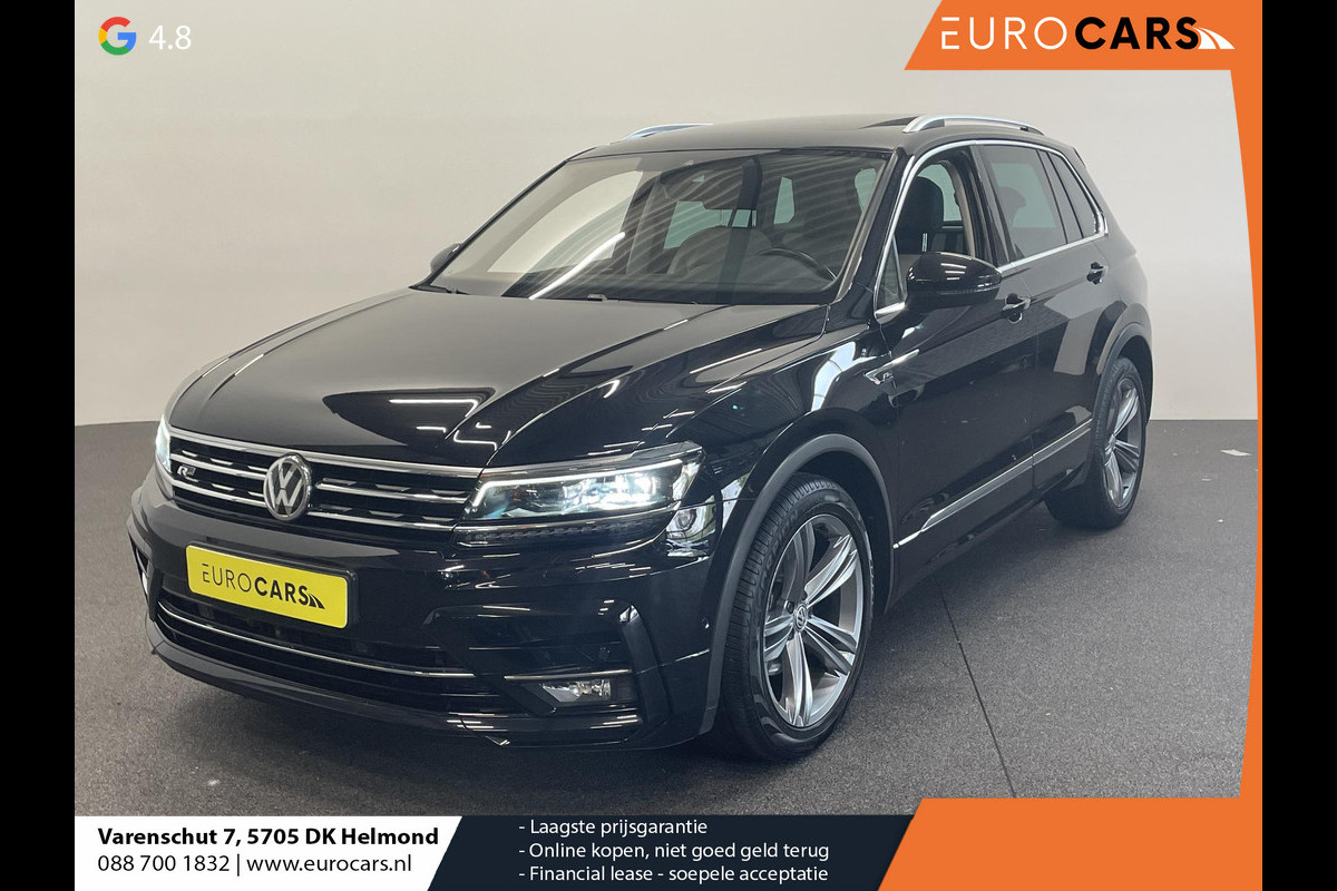 Volkswagen Tiguan 1.5 TSI 150pk DSG R-Line Platinum Panoramadak Navigatie Apple Carplay/Android Auto Camera Parkeersensoren Adaptive Cruise Control Leder Memory stoelen Stoelverwarming Elektrische achterklep Climate Control Virtual Cockpit