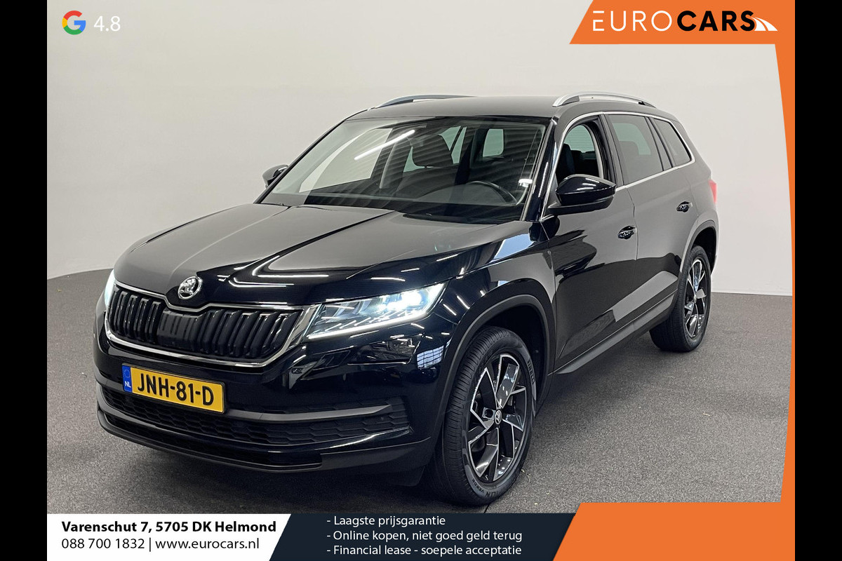 Škoda Kodiaq 1.5 TSI Sportline Business Airco ECC Navi Carplay 19" LM Velgen Leder/Alcantara PDC VA+ 360 Camera Stoelverwarming voor & achter