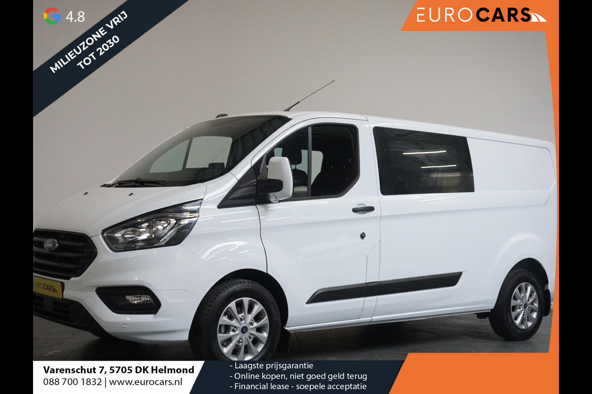 Ford Transit Custom 300 2.0 TDCI L2H1 Trend Dubbele Cabine Navi Apple Carplay / Android Auto Trekhaak Cruise control Camera Airco