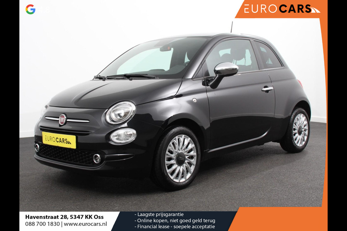 Fiat 500 1.0 Hybrid Lounge+ Airco | Cruise control | Parkeersensor achter | Radio | Navigatie | Apple Carplay/ Android Auto | Lichtmetalen velgen