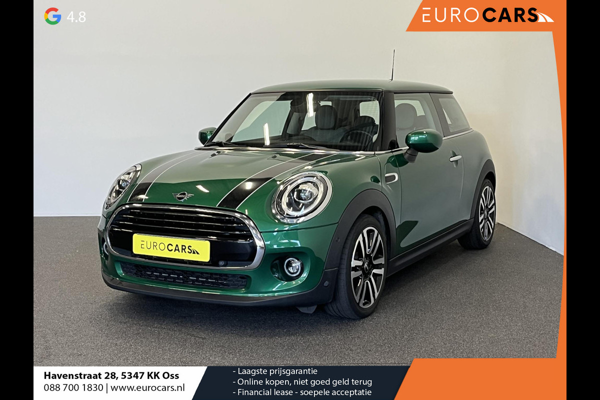 MINI Cooper 1.5 136pk Automaat Chili Serious Business | Climate Control | Harman Kardon | Navigatie | Full LED | 17" Rail Spoke Lichtmetalen Velgen | Parkeer sensoren V+A | Stoelverwarming