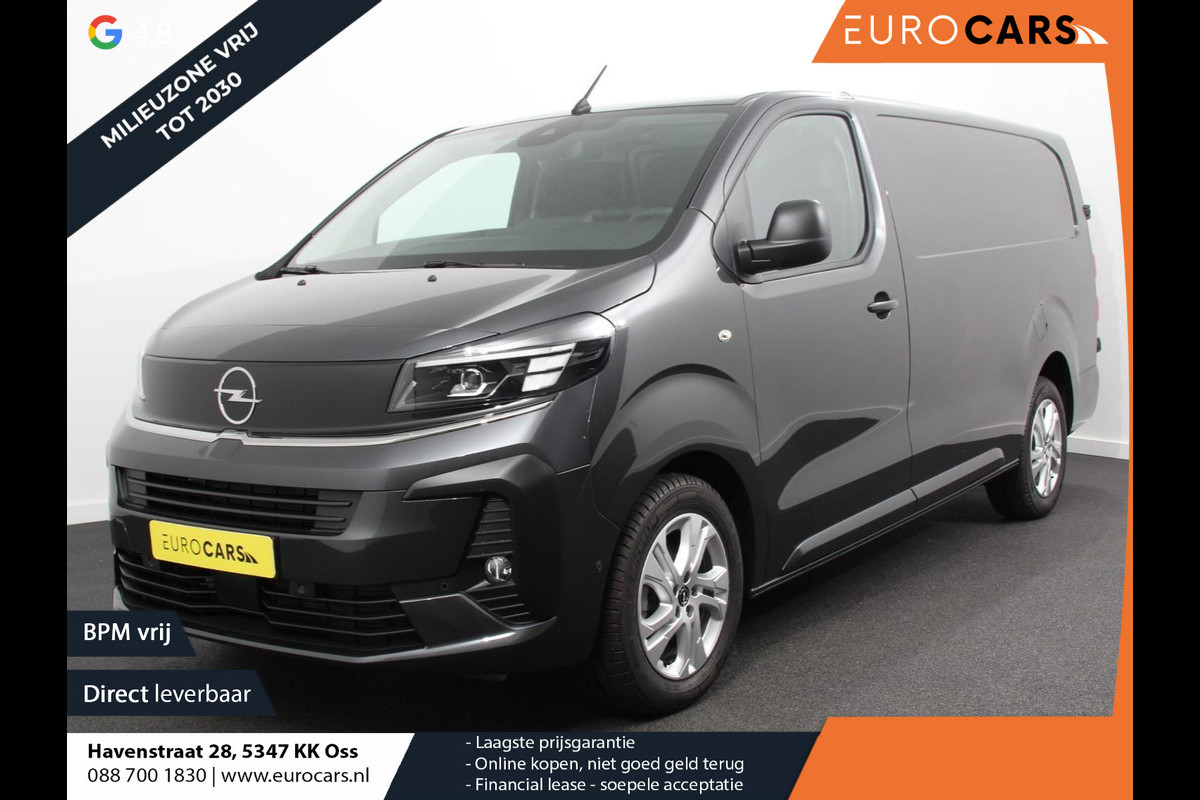 Opel Vivaro 2.0 BlueHDi 180 S&S L3 Automaat Apple Carplay /  Android Auto Parkeersensoren V+A Trekhaak Camera Navigatie Cruise Control LED koplampen houten afwerking laadruimte