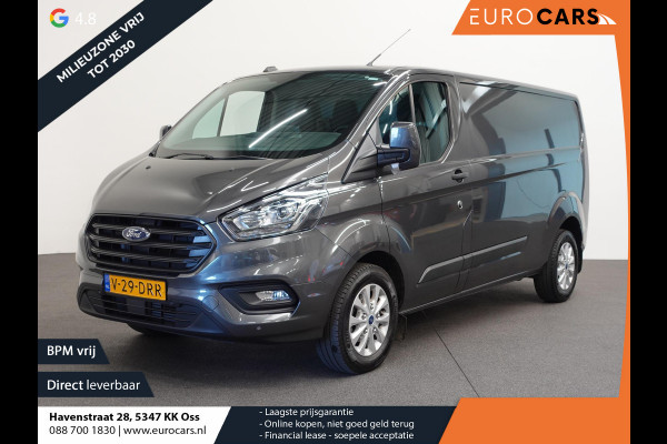 Ford Transit Custom 300 2.0 TDCI 130pk L2H1 Trend Automaat Airco Navigatie Cruise control Camera Parkeersensoren Trekhaak Betimmering Laadruimte