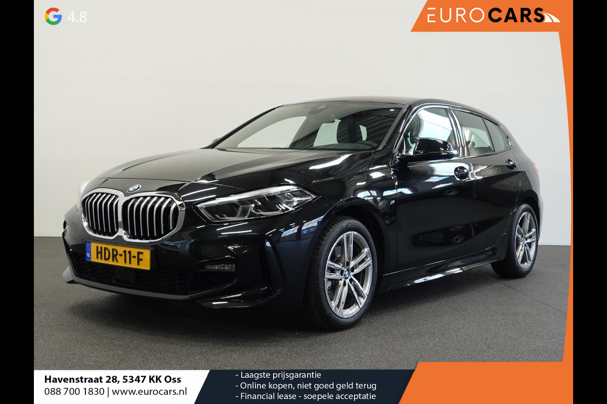 BMW 1-serie 118i M-Sport Automaat | Digitale Cockpit | Climate control | Stoel verwarming | LED | Sfeer verlichting | Adaptive cruise control | Lichtmetalen velgen | Navigatie | Apple carplay/ Android auto | Parkeersensoren