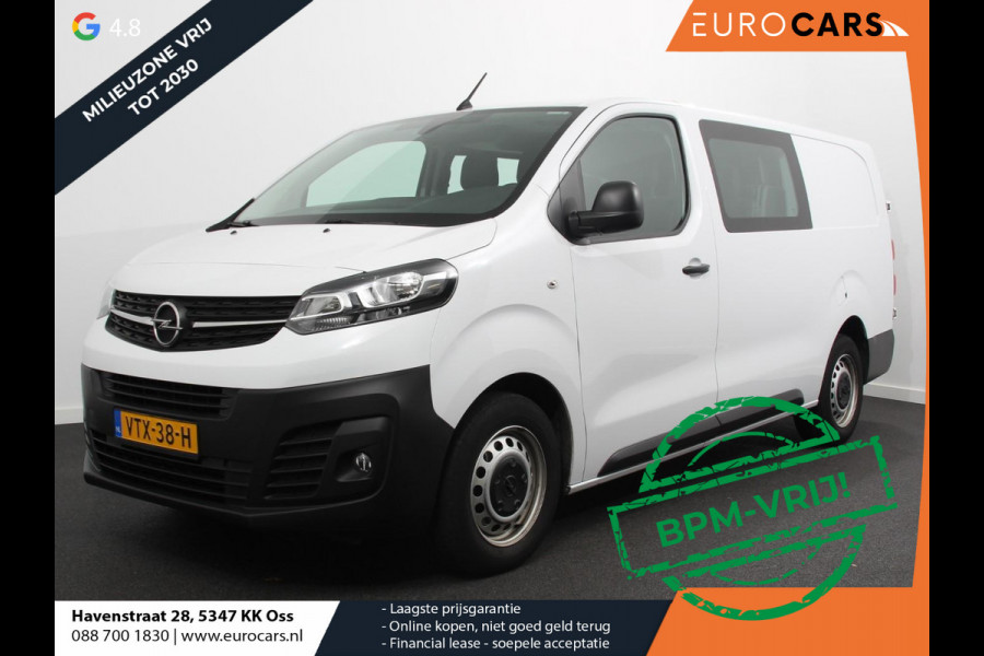 Opel Vivaro 2.0 CDTI Automaat 145 pk L3H1 Dubbele Cabine 6p Edition | Navigatie | Apple Carplay/Android Auto | Airco | Bluetooth | Trekhaak | Betimmering | Cruise Control