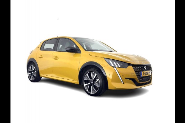 Peugeot e-208 EV GT 350 50 kWh [ 3-Fase ] {SOH-100%} (INCL-BTW) *PANO | FULL-LED | DIGI-COCKPIT | BLINDSPOT | CAMERA | LEATHER-ALCANTARA | AMBIENT-LIGHT | NAVI-FULLMAP | LANE-ASSIST | KEYLESS | DAB | CCS-FASTLOADER | HEATED-SPORTSEATS | 17"ALU*