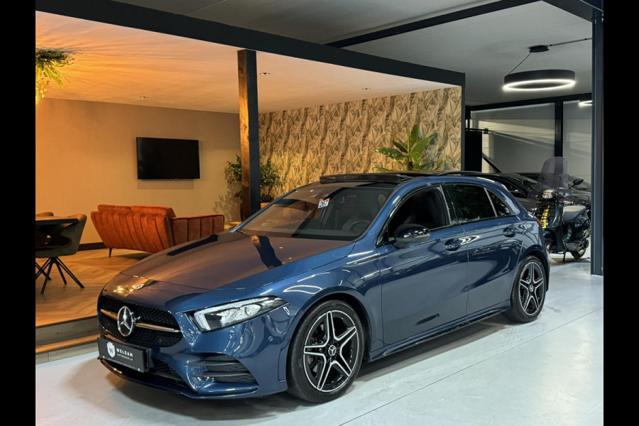 Mercedes-Benz A-Klasse 200 AMG Line Edition Garantie Pano Ambient Night Camera StoelVW Carplay Cruise Clima Navi PDC Led Rijklaar