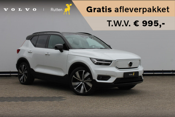 Volvo XC40 Recharge P8 AWD R-Design 20" lm velgen / Warmtepomp / Extra getint glas vanaf de B-Stijl / Google infotainment