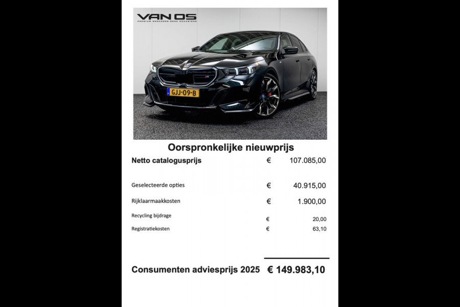 BMW i5 M60 xDrive M-Performance Carbon parts | BTW | nw. pr. 145.000 | 600PK