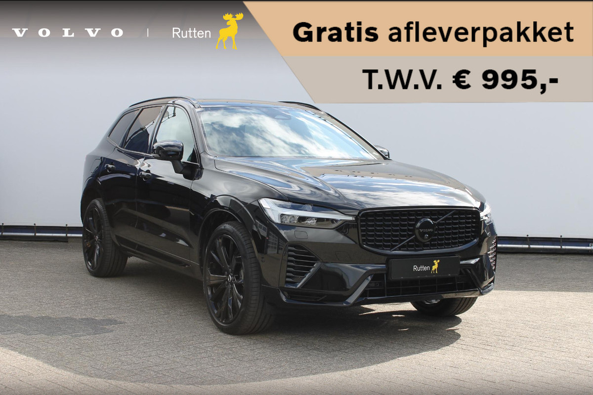 Volvo XC60 T6 350PK Plug-in hybrid AWD Ultra Black Edition Long Range / Lederlook dashboard / 360 graden camara / 21" lichtmetalen velgen