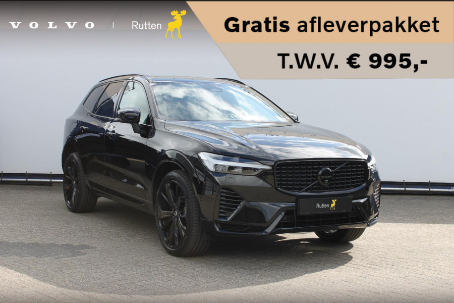 Volvo XC60 T6 350PK Plug-in hybrid AWD Ultra Black Edition Long Range / Lederlook dashboard / 360 graden camara / 21" lichtmetalen velgen