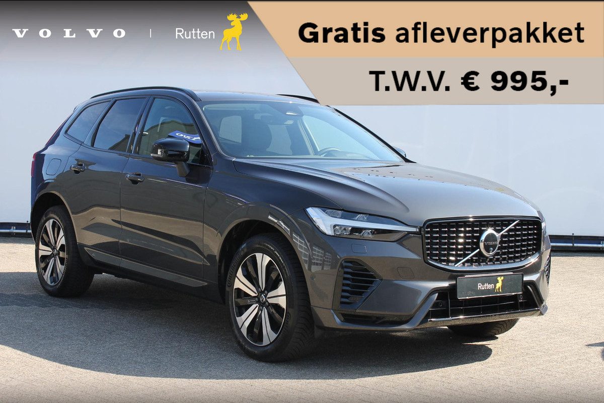 Volvo XC60 2.0 T6 Plug-in hybrid AWD Plus Dark Long range / Adaptieve cruise control / Panoramadak / Apple carplay / Parkeersensoren met 360 camera / Elektrische achterklep / Elektrische stoelen met geheugen / Stoel en stuurwielverwarming