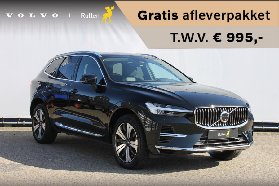 Volvo XC60 T6 350PK Plug-in hybrid AWD Plus Bright Long range / Adaptieve cruise control / Panoramadak / Apple carplay / Parkeersensoren met 360 camera / Elektrische achterklep / Elektrische stoelen met geheugen / Stoel en stuurwielverwarming