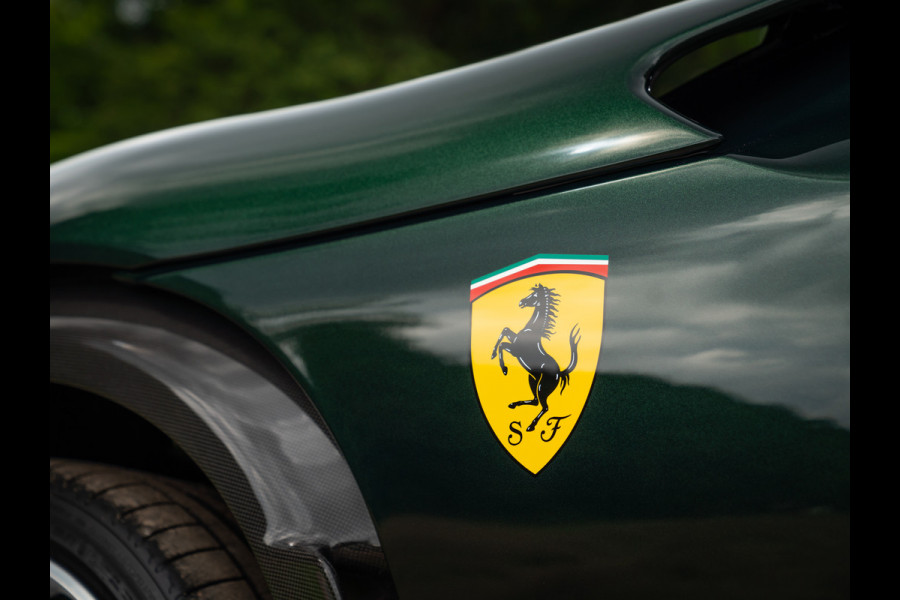 Ferrari Purosangue 6.5 V12 | Verde Zeltweg | Airbrushed shields | Carbon exterior | Lift
