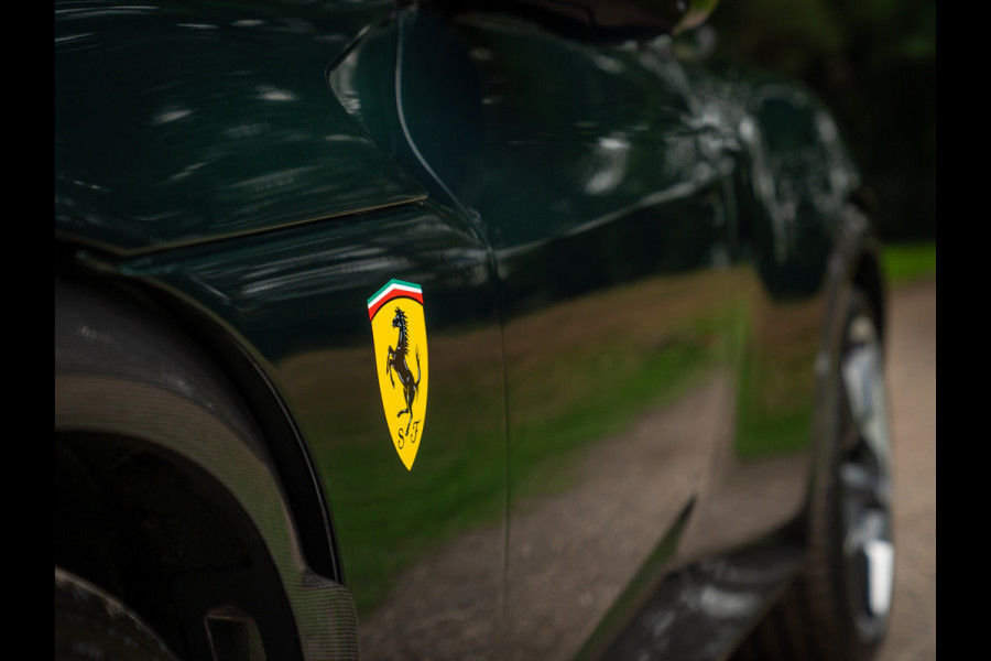 Ferrari Purosangue 6.5 V12 | Verde Zeltweg | Airbrushed shields | Carbon exterior | Lift