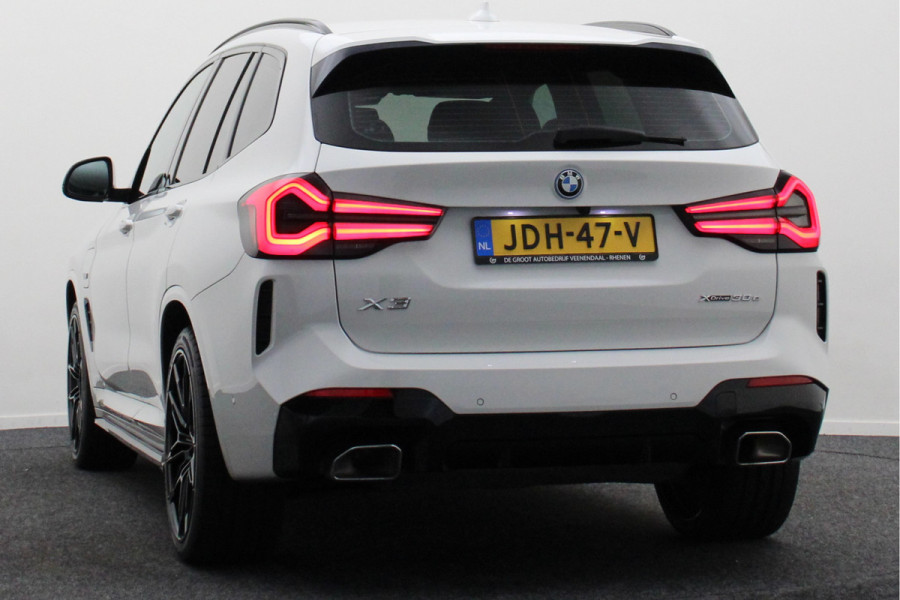BMW X3 xDrive30e High Executive M-pakket Leer, Stoelverwarming, Camera, Cruise, Apple Carplay, LED, DAB, 21''