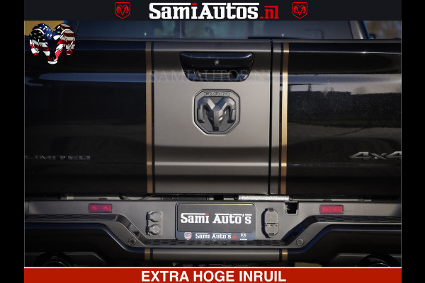 Dodge Ram 1500 Limited Night H.O 540HP 706Nm | Massage + Full Option | De Meest Luxe en Volle Pick-Up in zijn Klasse | Comfortabele Dubbele Cabine met Royale 5 Zitplaatsen | BPM vrij | Nu Leverbaar uit Voorraad | Voorraad Nr 2353 - 5412