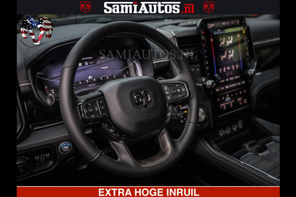 Dodge Ram 1500 Limited Night H.O 540HP 706Nm | Massage + Full Option | De Meest Luxe en Volle Pick-Up in zijn Klasse | Comfortabele Dubbele Cabine met Royale 5 Zitplaatsen | BPM vrij | Nu Leverbaar uit Voorraad | Voorraad Nr 2353 - 5412
