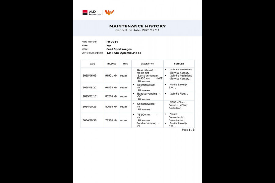 Kia Ceed Sportswagon 1.0 T-GDi DynamicLine|120PK|APPLE CARPLAY, ANDROID AUTO|CAMERA|CRUISE,CLIMA|PDC|1E EIG.|INCL.BTW|NL-AUTO|NAP|
