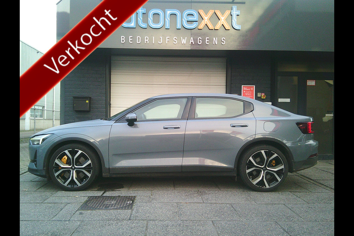 Polestar 2 Performance Long Range Dual Motor 78kWh Battery SOH 95.42% PERFORMANCE 300 KW I BREMBO I1E EIGENAAR I VOLLEDIG DEALER ONDERHOUDEN I PANORAMADAK  I 15500  NETTO EXKLUSIEF 21% MWST I 1e HAND SCHECKHEFT GEPFLEGT I