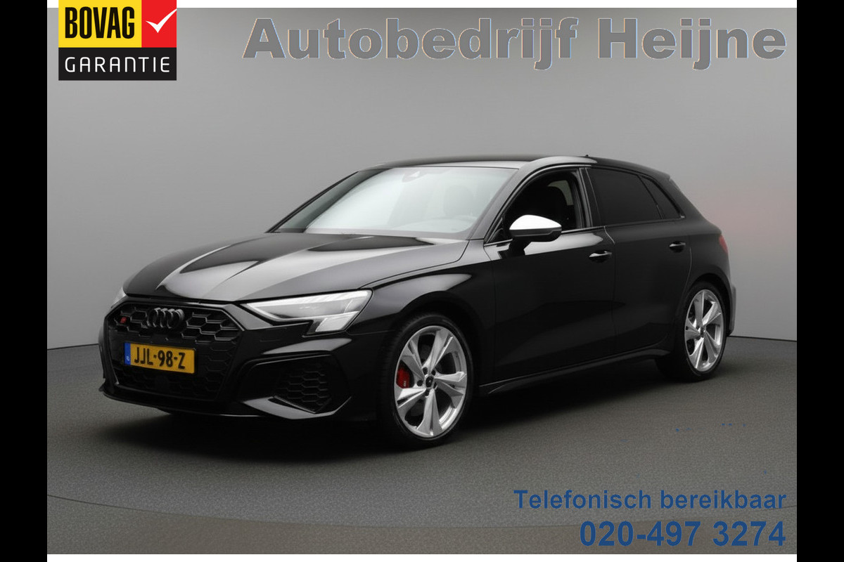 Audi S3 Sportback 2.0 TFSI S3 QUATTRO 310PK S-TRONIC S3-SPORT CAMERA/LEDER/CARPLAY FABRIEKS GARANTIE