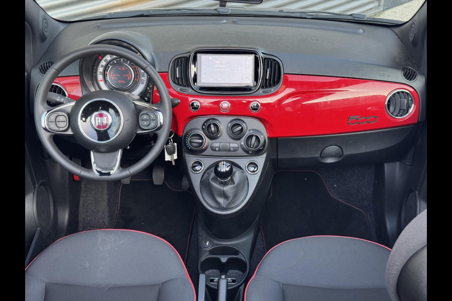 Fiat 500C 1.0 Hybrid RED Cabrio | 18.646km! | Leuke uitvoering | | Camera