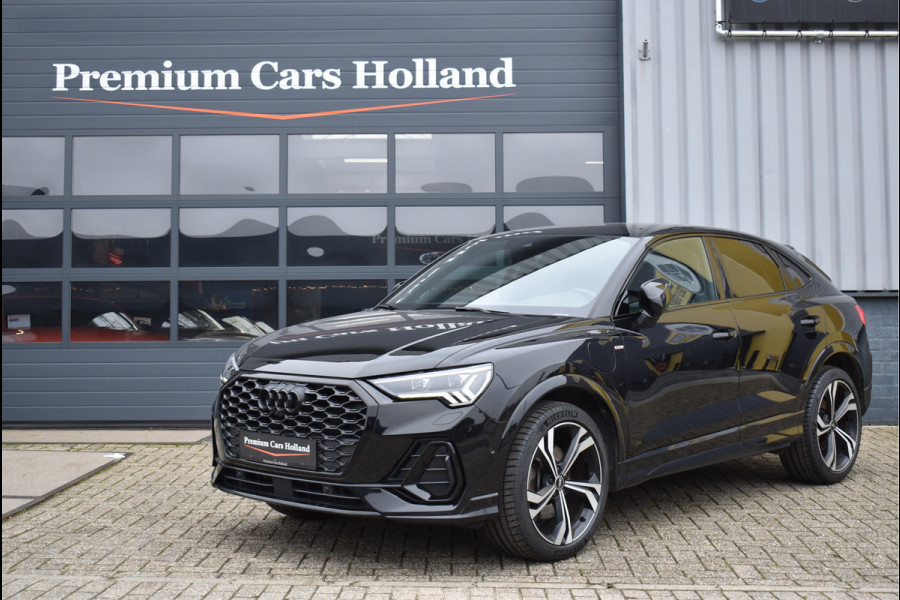 Audi Q3 Sportback 45 TFSI e S-Line Black Ed 245 Pk Memory Vol Leder B&O Matrix Sfeer ACC Keyless Trekhaak 20 Inch