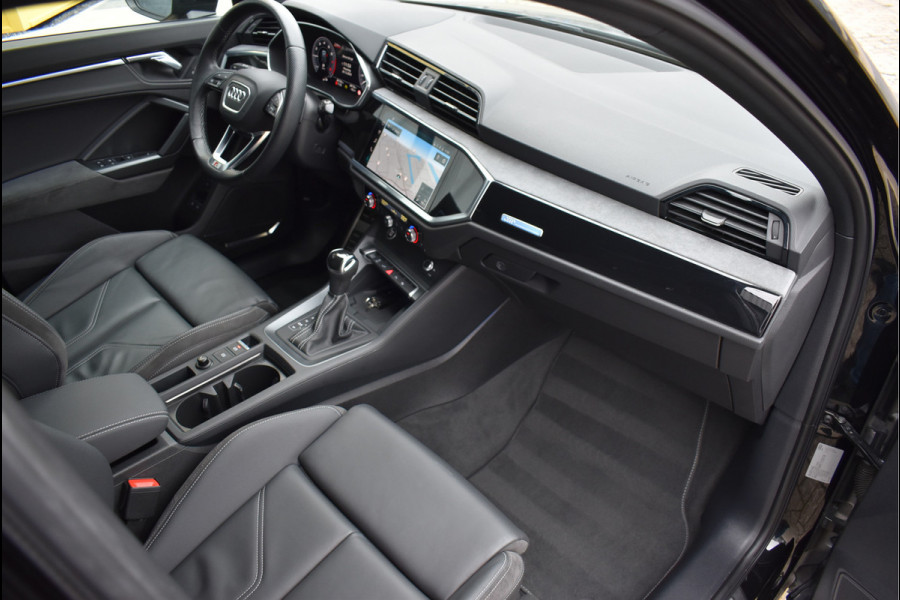 Audi Q3 Sportback 45 TFSI e S-Line Black Ed 245 Pk Memory Vol Leder B&O Matrix Sfeer ACC Keyless Trekhaak 20 Inch