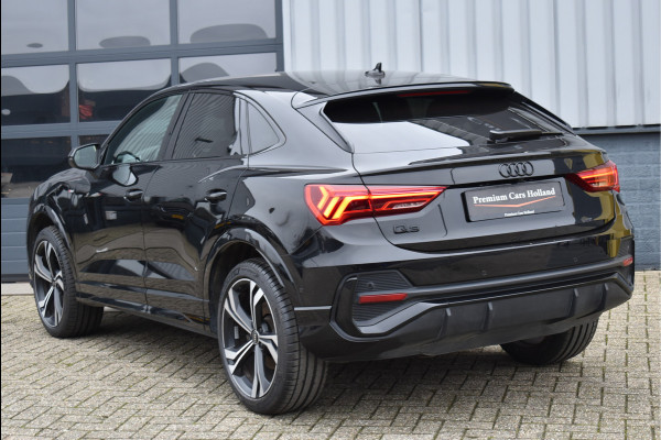 Audi Q3 Sportback 45 TFSI e S-Line Black Ed 245 Pk Memory Vol Leder B&O Matrix Sfeer ACC Keyless Trekhaak 20 Inch