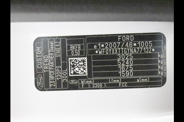 Ford Transit Custom 130pk L2H1 Raptor Edition Trend 2x Schuifdeur Airco Cruise Control  Achterklep Radio Bluetooth Euro6