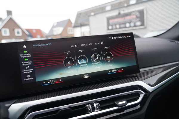 BMW i4 M50 High Executive 84 kWh | BTW | 360 Camera | LASER | Dravitgrau metallic | Adaptieve Cruise | Trekhaak | Schuif/kanteldak