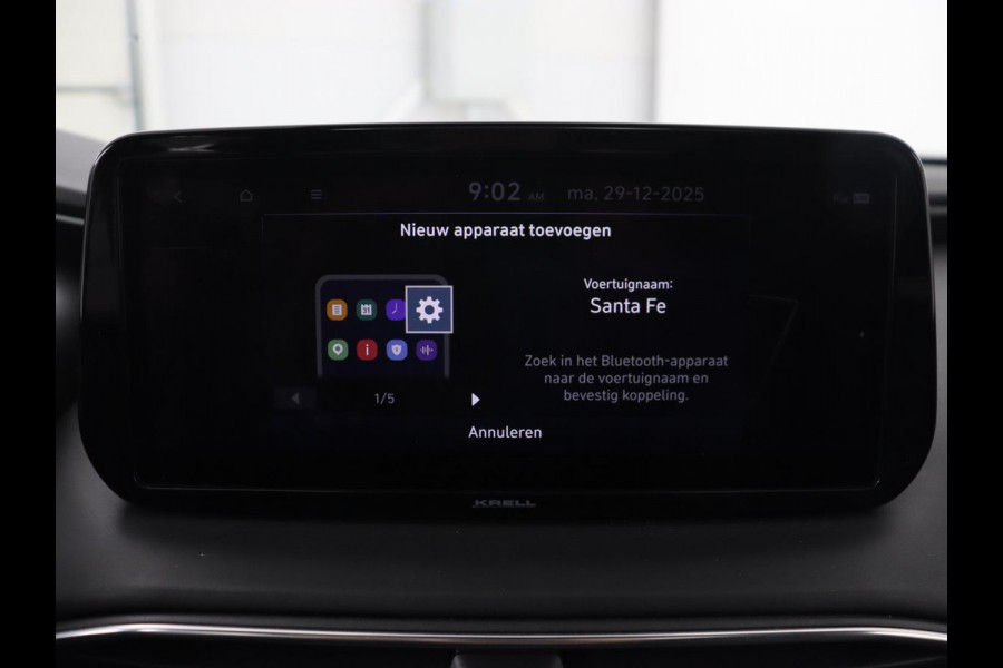 Hyundai Santa Fe 1.6 T-GDI PHEV Premium Sky | Panoramadak | Stoelventilatie | Head-Up | Leder | Krell Audio | 360 Camera | Plug In
