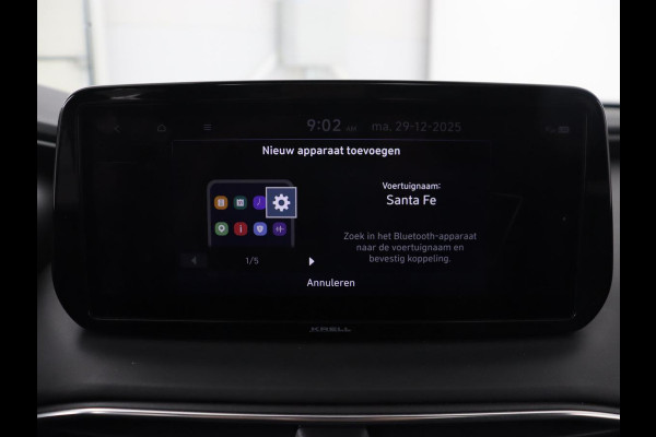 Hyundai Santa Fe 1.6 T-GDI PHEV Premium Sky | Panoramadak | Stoelventilatie | Head-Up | Leder | Krell Audio | 360 Camera | Plug In