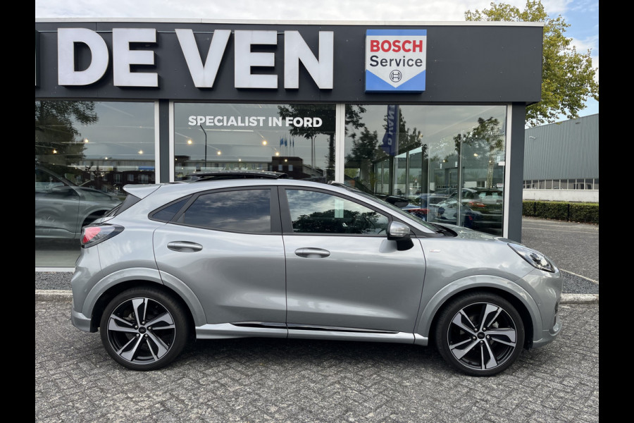 Ford Puma 1.0 EcoBoost Hybrid ST-Line X 155pk/114kW 6-bak | Garantie t/m 05-2028/50.000 km | Full Options | Panoramadak | Driver Assistance Pack | Keyless | Winter Pack | Technology Pack | etc. etc.