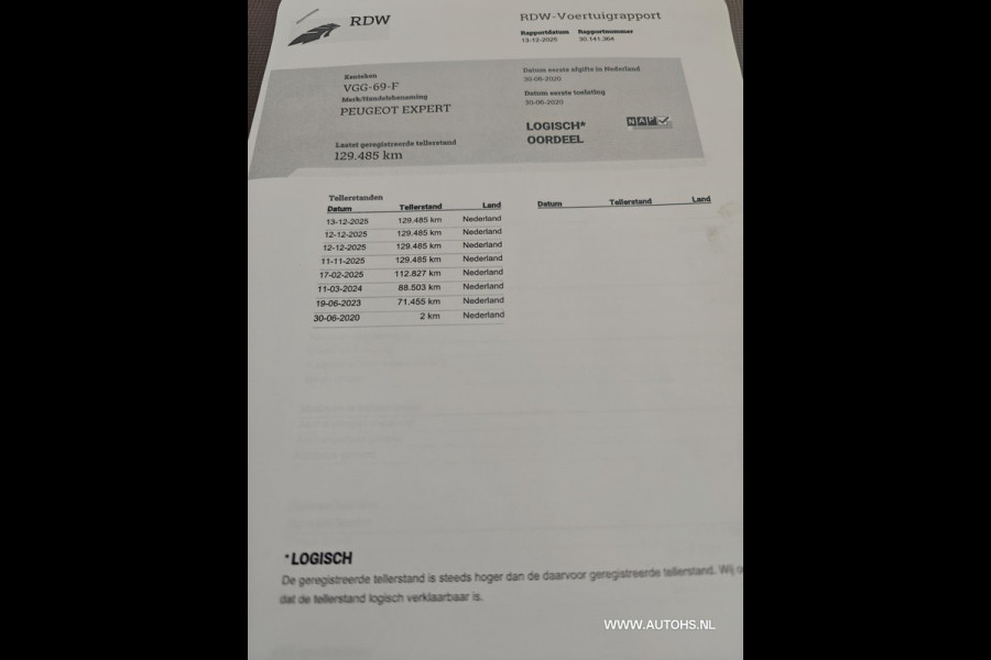 Peugeot Expert 1.5 BlueHDI 100 Premium , 1e Eig , Euro 6 , in nette staat ,