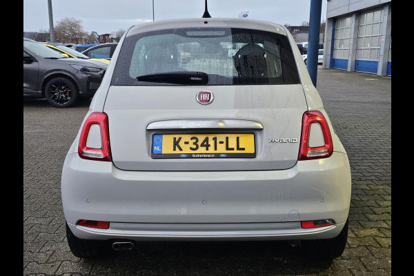 Fiat 500 1.0 Hybrid Launch Edition Climate control | Schuif-kanteldak | Multifunctioneel stuurwiel | Digitaal dashboard | Half leder etc.