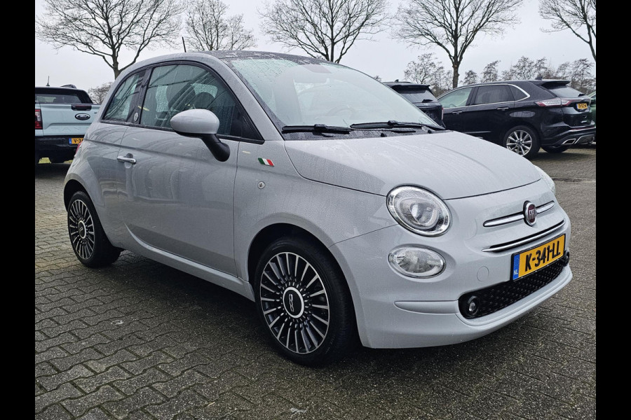 Fiat 500 1.0 Hybrid Launch Edition Climate control | Schuif-kanteldak | Multifunctioneel stuurwiel | Digitaal dashboard | Half leder etc.