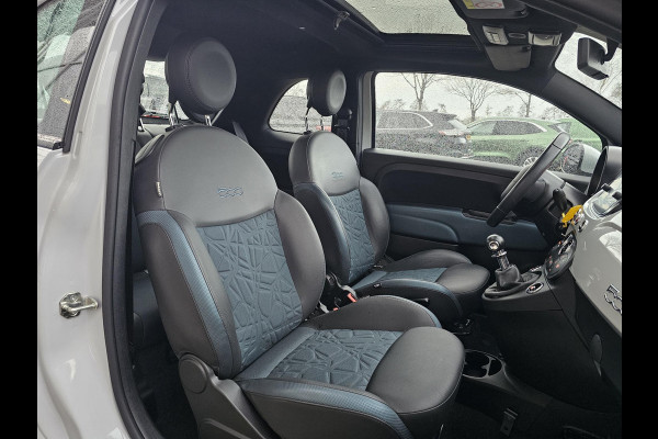 Fiat 500 1.0 Hybrid Launch Edition Climate control | Schuif-kanteldak | Multifunctioneel stuurwiel | Digitaal dashboard | Half leder etc.