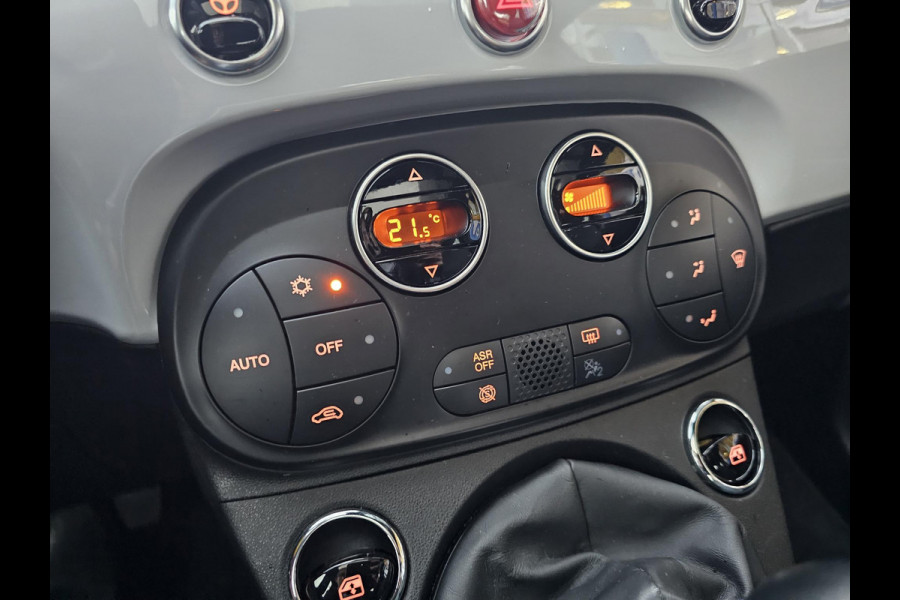 Fiat 500 1.0 Hybrid Launch Edition Climate control | Schuif-kanteldak | Multifunctioneel stuurwiel | Digitaal dashboard | Half leder etc.