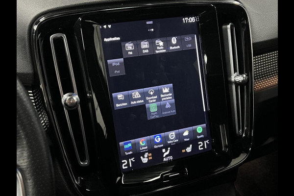 Volvo XC40 T5 Plug-in hybrid R-design Trekhaak | Adaptive Cruise | Open dak | Stoel-/stuurverwarming | Achteruitrij camera | Carplay