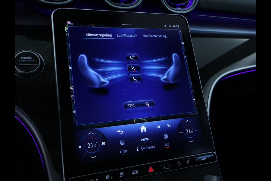 Mercedes-Benz C-Klasse Estate 300 e AMG Plug-In Hybride Edition AMG-Line | Panorama Schuif-Kanteldak | Alarm Klasse 3  |360° camera | Stuur en Stoelverwarming. Inclusief 24 maanden Mercedes-Benz Certified garantie voor Europa.